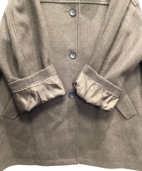 FREAK'S STORE（フリークスストア）FREAK'S STORE (フリークスストア) ウーリー ボア付き ミドルコート ブラウン サイズ:FREEの古着・服飾アイテム