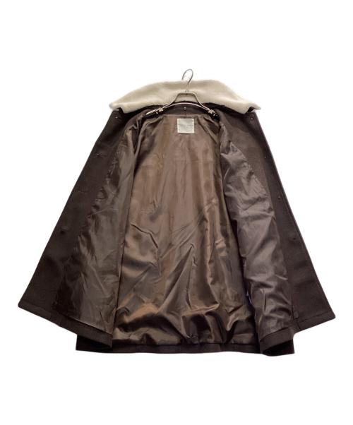 FREAK'S STORE（フリークスストア）FREAK'S STORE (フリークスストア) ウーリー ボア付き ミドルコート ブラウン サイズ:FREEの古着・服飾アイテム