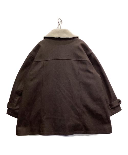 FREAK'S STORE（フリークスストア）FREAK'S STORE (フリークスストア) ウーリー ボア付き ミドルコート ブラウン サイズ:FREEの古着・服飾アイテム