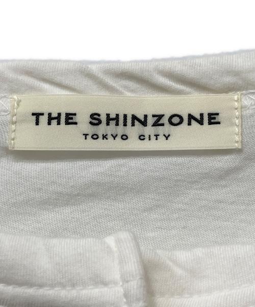 THE SHINZONE（ザ シンゾーン）THE SHINZONE (ザ シンゾーン) HIGH TWIST COTTON CARDIGAN ホワイト サイズ:Fの古着・服飾アイテム