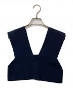 HYKEハイク）の古着「ニットビスチェ」｜ネイビー
