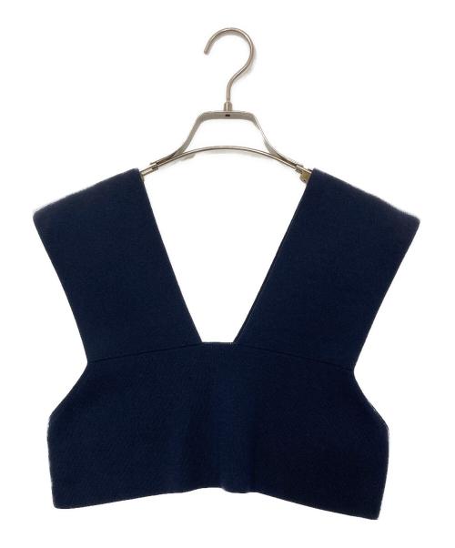 HYKE（ハイク）HYKE (ハイク) ニットビスチェ ネイビー サイズ:-の古着・服飾アイテム