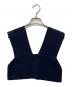 HYKE（ハイク）の古着「ニットビスチェ」｜ネイビー