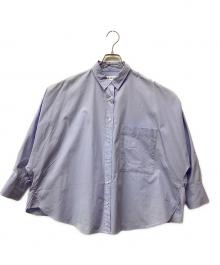 SACRA（サクラ）の古着「SUPERIOR COTTON POPLIN SHIRT」｜ブルー