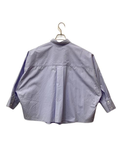 SACRA（サクラ）SACRA (サクラ) SUPERIOR COTTON POPLIN SHIRT ブルー サイズ:38の古着・服飾アイテム