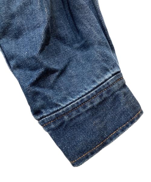 SACRA（サクラ）SACRA (サクラ) コットンリネンデニム スキッパーカラーワンピース ブルー サイズ:38の古着・服飾アイテム