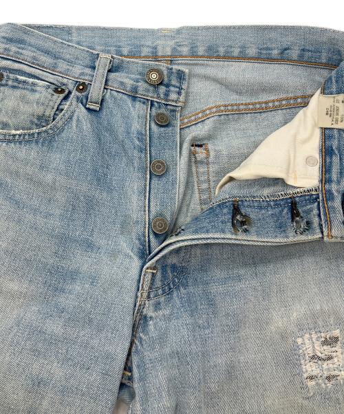 LEVI'S VINTAGE CLOTHING（リーバイス ビンテージ クロージング）LEVI'S VINTAGE CLOTHING (リーバイス ビンテージ クロージング) 復刻リペア加工 501デニムパンツ ブルー サイズ:30の古着・服飾アイテム