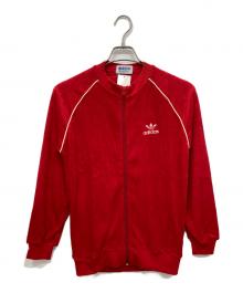 adidas（アディダス）の古着「パイル地トラックジャケット」｜レッド