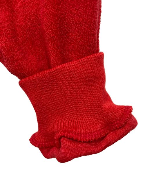 adidas（アディダス）adidas (アディダス) パイル地トラックジャケット レッド サイズ:Sの古着・服飾アイテム