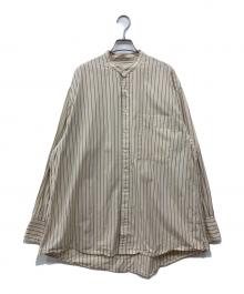 TODAYFUL（トゥデイフル）の古着「Stripe Over Shirts」｜ベージュ
