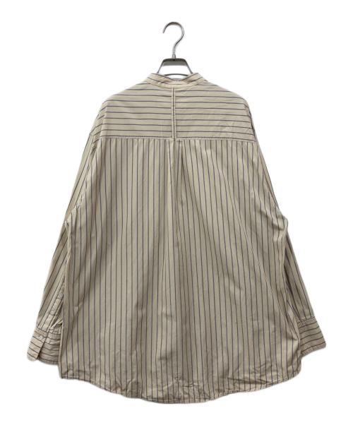 TODAYFUL（トゥデイフル）TODAYFUL (トゥデイフル) Stripe Over Shirts ベージュ サイズ:Freeの古着・服飾アイテム