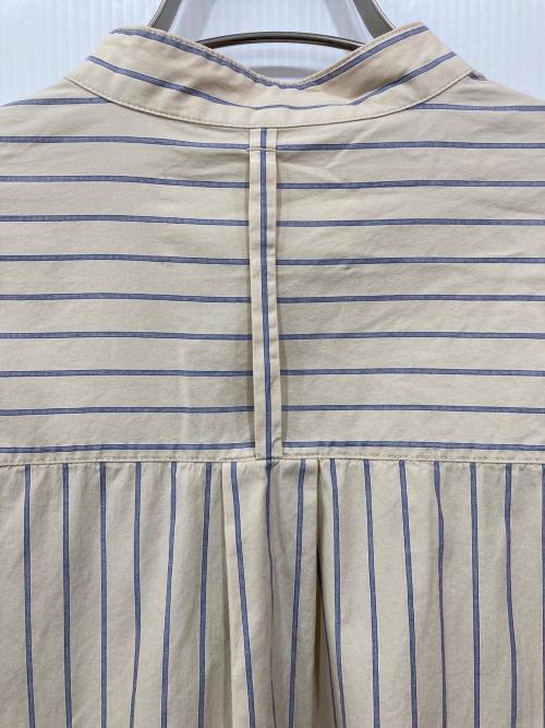 TODAYFUL（トゥデイフル）TODAYFUL (トゥデイフル) Stripe Over Shirts ベージュ サイズ:Freeの古着・服飾アイテム