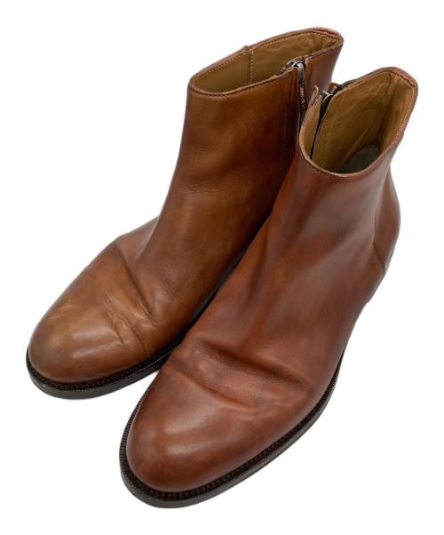 JIMMY CHOO（ジミーチュウ）JIMMY CHOO (ジミーチュウ) ショートブーツ ブラウン サイズ:40 1/2の古着・服飾アイテム