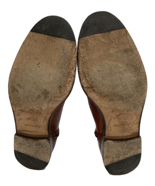 JIMMY CHOO（ジミーチュウ）JIMMY CHOO (ジミーチュウ) ショートブーツ ブラウン サイズ:40 1/2の古着・服飾アイテム