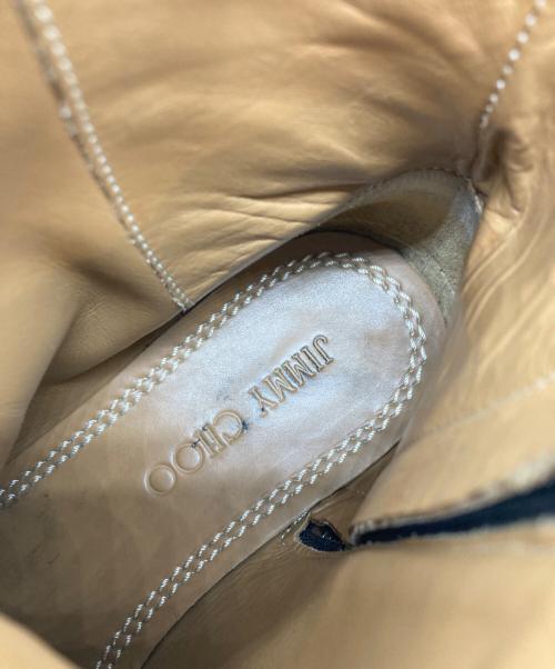 JIMMY CHOO（ジミーチュウ）JIMMY CHOO (ジミーチュウ) ショートブーツ ブラウン サイズ:40 1/2の古着・服飾アイテム