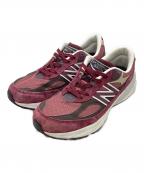 NEW BALANCEニューバランス）の古着「ローカットスニーカー」｜ボルドー