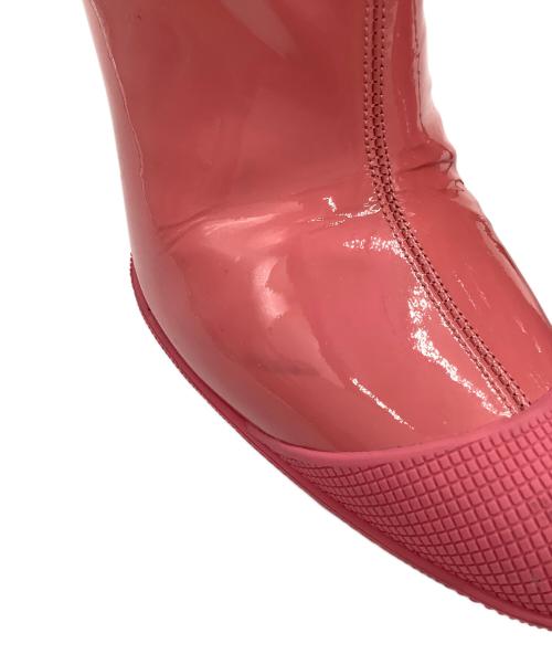 MIU MIU（ミュウミュウ）MIU MIU (ミュウミュウ) ピンヒールエナメルブーツ ショッキングピンク サイズ: 36 1/2の古着・服飾アイテム