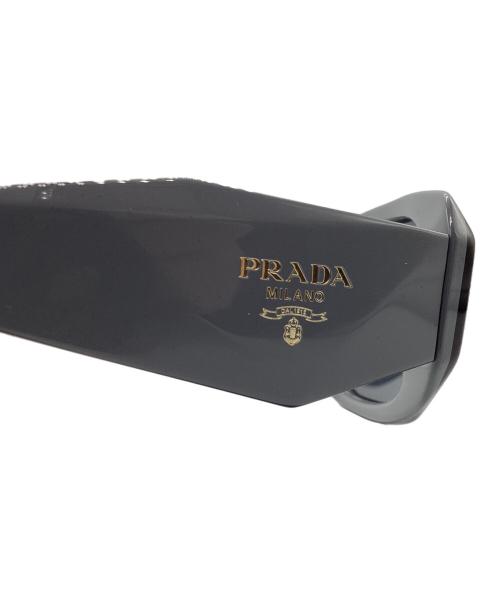 PRADA（プラダ）PRADA (プラダ) シンボルセルフレームサングラス グレーの古着・服飾アイテム