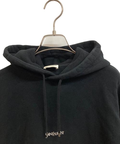 Saint Laurent Paris（サンローランパリ）Saint Laurent Paris (サンローランパリ) プルオーバーパーカー ブラック サイズ:Mの古着・服飾アイテム