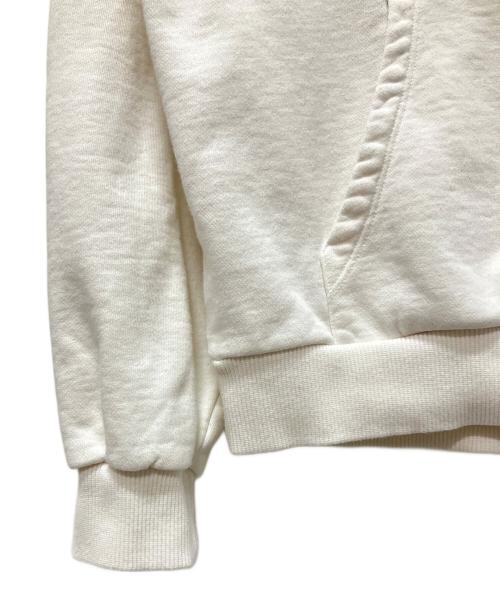 CELINE（セリーヌ）CELINE (セリーヌ) ドローストリング付き ルーズ フーディー ホワイト サイズ:Sの古着・服飾アイテム