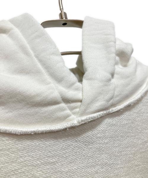 CELINE（セリーヌ）CELINE (セリーヌ) ドローストリング付き ルーズ フーディー ホワイト サイズ:Sの古着・服飾アイテム