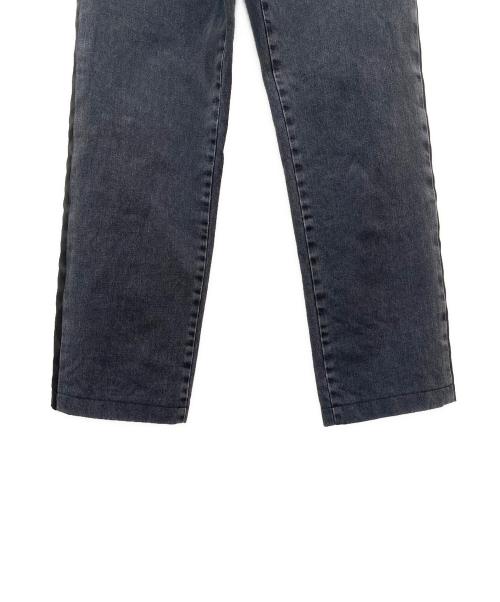 MIU MIU（ミュウミュウ）MIU MIU (ミュウミュウ) バックロゴデニムパンツ ブラック サイズ:27の古着・服飾アイテム