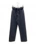 MIU MIU（ミュウミュウ）の古着「バックロゴデニムパンツ」｜ブラック
