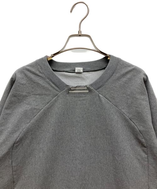 alk phenix（アルクフェニックス）alk phenix (アルクフェニックス) DOU TEE L/S TECH-URAKE ライトグレー サイズ:Lの古着・服飾アイテム