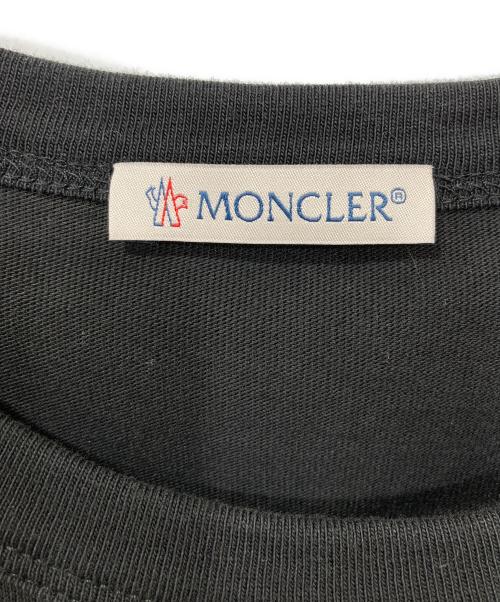 MONCLER（モンクレール）MONCLER (モンクレール) MAGLIA T-SHIRT/ロングスリーブカットソー ブラック サイズ:Mの古着・服飾アイテム