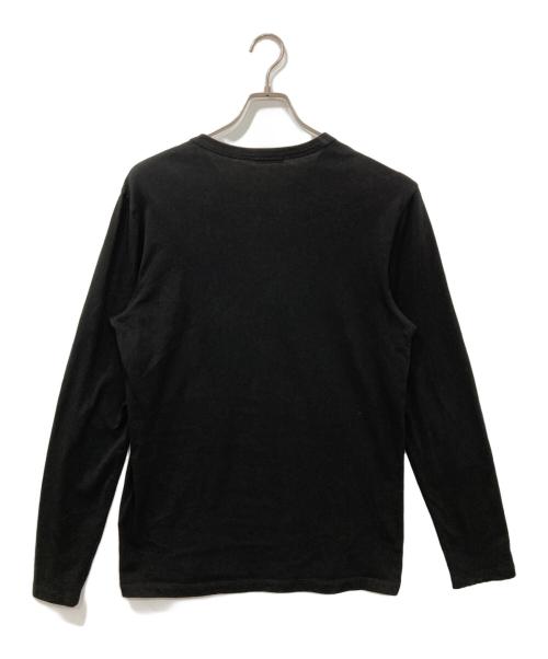 MONCLER（モンクレール）MONCLER (モンクレール) MAGLIA T-SHIRT/ロングスリーブカットソー ブラック サイズ:Mの古着・服飾アイテム