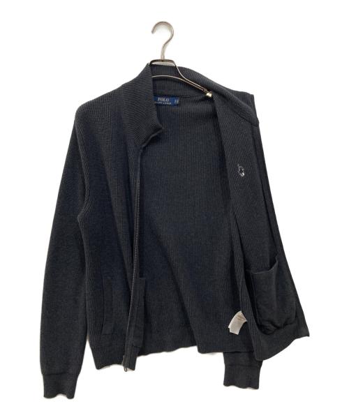 POLO RALPH LAUREN（ポロ・ラルフローレン）POLO RALPH LAUREN (ポロ・ラルフローレン) ドライバーズニット チャコールグレー サイズ:Sの古着・服飾アイテム