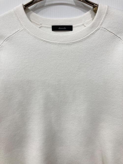 allureville（アルアバイル）allureville (アルアバイル) コットンスムースフォルムプルオーバー ホワイト サイズ:2の古着・服飾アイテム