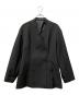 #Newans（ハッシュニュアンス）の古着「ウエストシェイプダブルジャケット」｜ブラック