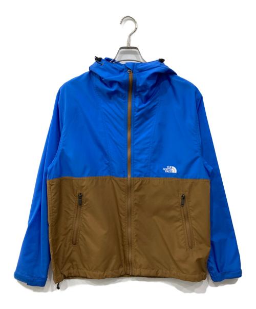 THE NORTH FACE（ザ ノース フェイス）THE NORTH FACE (ザ ノース フェイス) コンパクトジャケット ブルー×ブラウン サイズ:Mの古着・服飾アイテム
