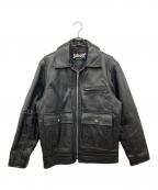 Schottショット）の古着「レザートラッカージャケット」｜ブラック