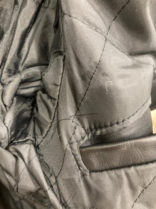 Schott（ショット）Schott (ショット) レザートラッカージャケット ブラック サイズ:38の古着・服飾アイテム