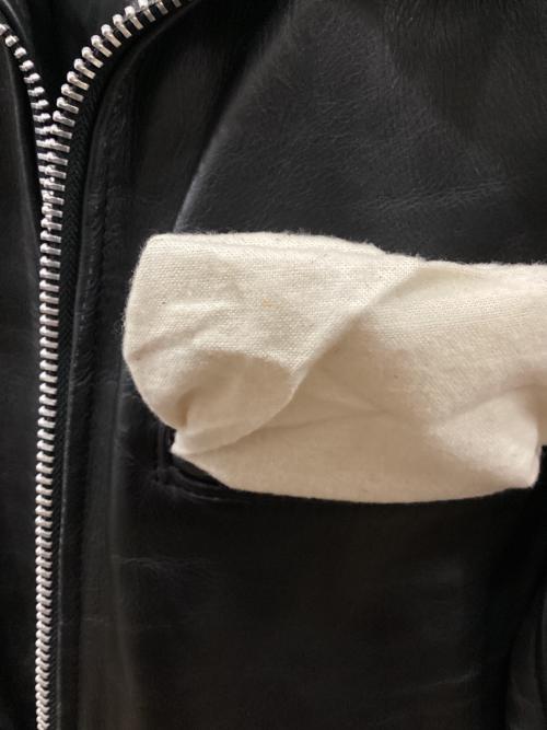 Schott（ショット）Schott (ショット) レザートラッカージャケット ブラック サイズ:38の古着・服飾アイテム