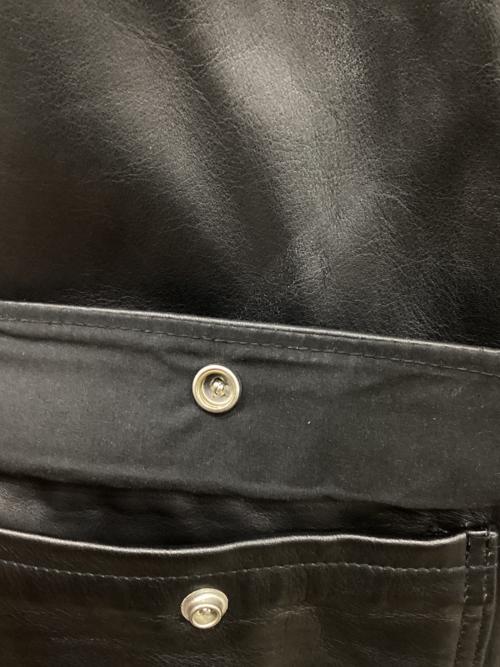 Schott（ショット）Schott (ショット) レザートラッカージャケット ブラック サイズ:38の古着・服飾アイテム