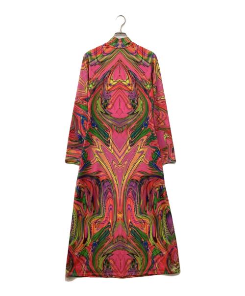 Desigual（デシグアル）Desigual (デシグアル) スリムミディワンピース マルチカラー サイズ:Lの古着・服飾アイテム