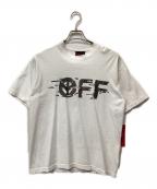 BABYLON×OFFWHITEバビロン×オフホワイト）の古着「プリントTシャツ」｜ホワイト