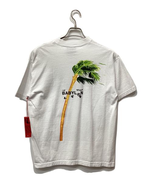 BABYLON（バビロン）BABYLON  (バビロン) OFFWHITE (オフホワイト) プリントTシャツ ホワイト サイズ:Mの古着・服飾アイテム