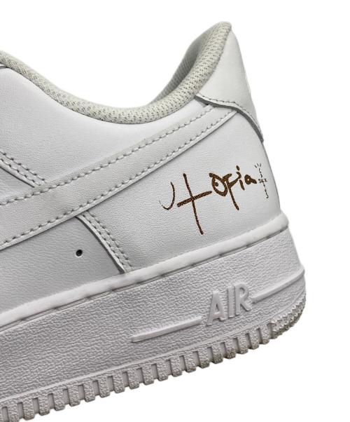NIKE（ナイキ）NIKE (ナイキ) Travis Scott (トラヴィス・スコット) Air Force 1 Low Utopia ホワイト サイズ:26.5の古着・服飾アイテム