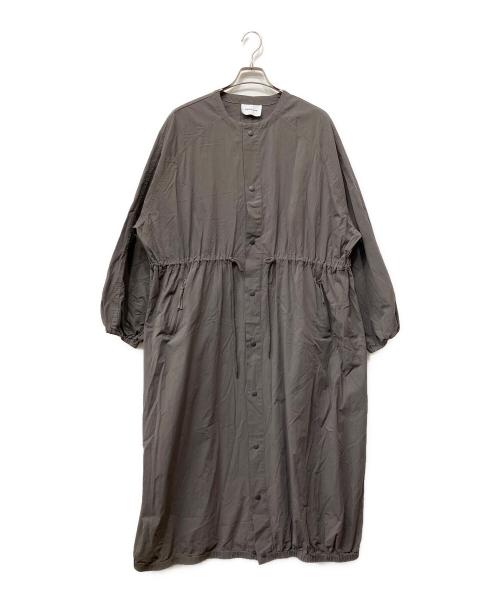 solamonat poche（ソラモナ ポッシェ）solamonat poche (ソラモナ ポッシェ) ノーカラーコート グレー サイズ:FREEの古着・服飾アイテム