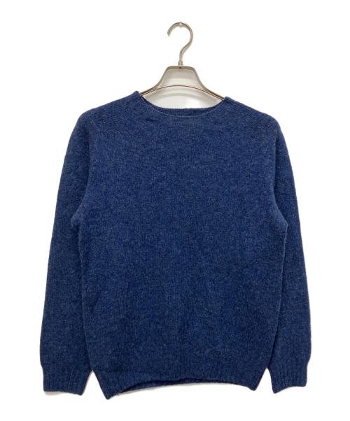 INVERALLAN（インバーアラン）INVERALLAN (インバーアラン) ウールニット ブルー サイズ:38の古着・服飾アイテム