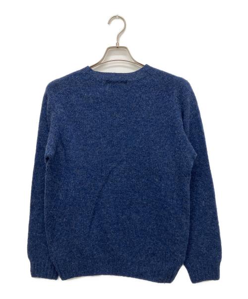 INVERALLAN（インバーアラン）INVERALLAN (インバーアラン) ウールニット ブルー サイズ:38の古着・服飾アイテム
