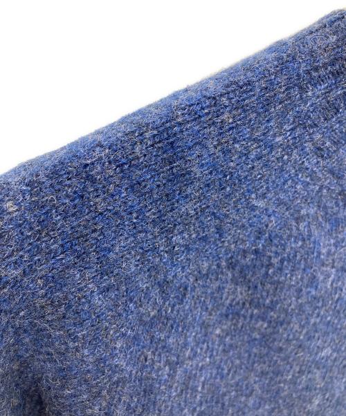 INVERALLAN（インバーアラン）INVERALLAN (インバーアラン) ウールニット ブルー サイズ:38の古着・服飾アイテム
