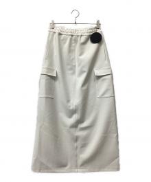 COGTHEBIGSMOKE（コグザビッグスモーク）の古着「KHLOE LONG CARGO SKIRT」｜ホワイト