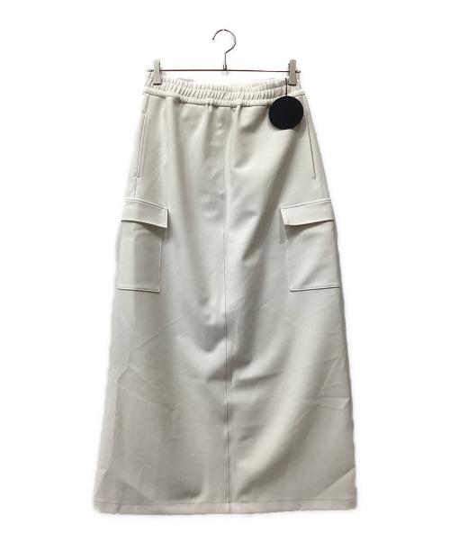 COGTHEBIGSMOKE（コグザビッグスモーク）COGTHEBIGSMOKE (コグザビッグスモーク) KHLOE LONG CARGO SKIRT ホワイト サイズ:1の古着・服飾アイテム