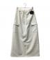 COGTHEBIGSMOKE（コグザビッグスモーク）の古着「KHLOE LONG CARGO SKIRT」｜ホワイト