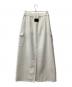 COGTHEBIGSMOKE (コグザビッグスモーク) KHLOE LONG CARGO SKIRT ホワイト サイズ:1：7000円